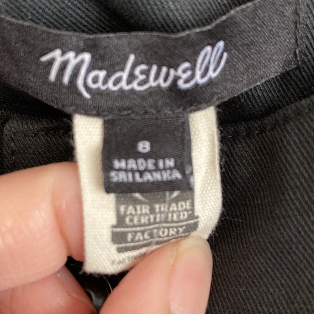 Madewell Harlow Wide Leg Pants‎ Womens Size 8 Black - Picture 2 of 7
